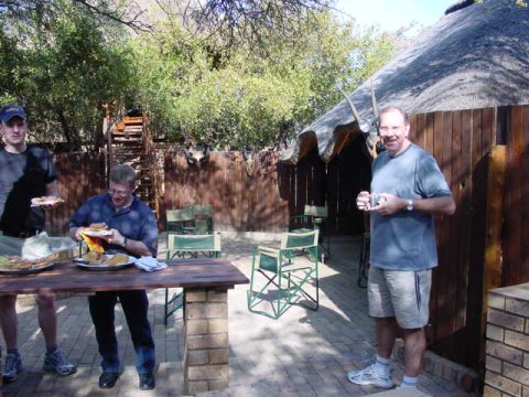 Arik and Craig in the South African Bushveldt