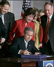 President Bush Signs Intelligence Reform Bill into Law