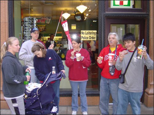 2004 Chicago Marathon - Spectators