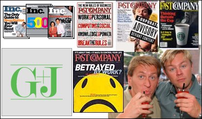 Gruner + Jahr Dump Inc. and Fast Company Magazines