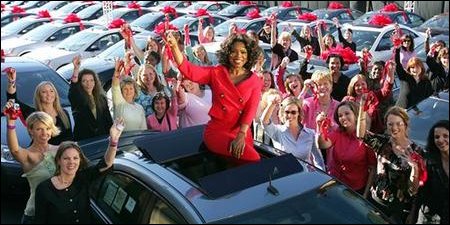 Oprah Pontiac Giveaway