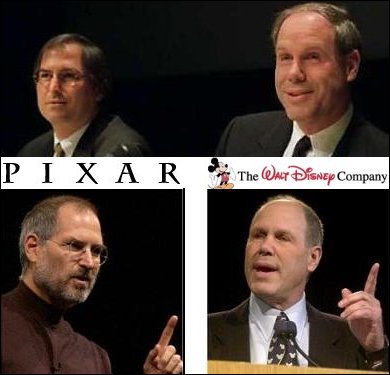 Pixar vs. Disney = Jobs vs. Eisner