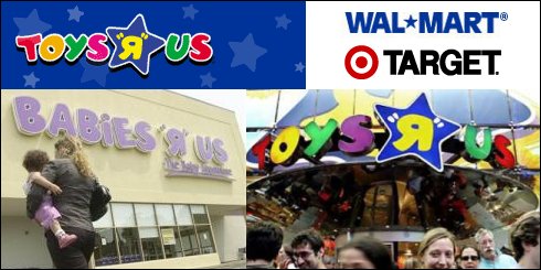 Toys-R-Us vs. Wal-Mart & Target